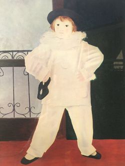 Pablo Picasso Museum Limited Edition Lithograph " Paul en Pierrot " 28"x34" With a COA
