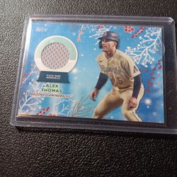 2023 Topps Holiday Relic Card 