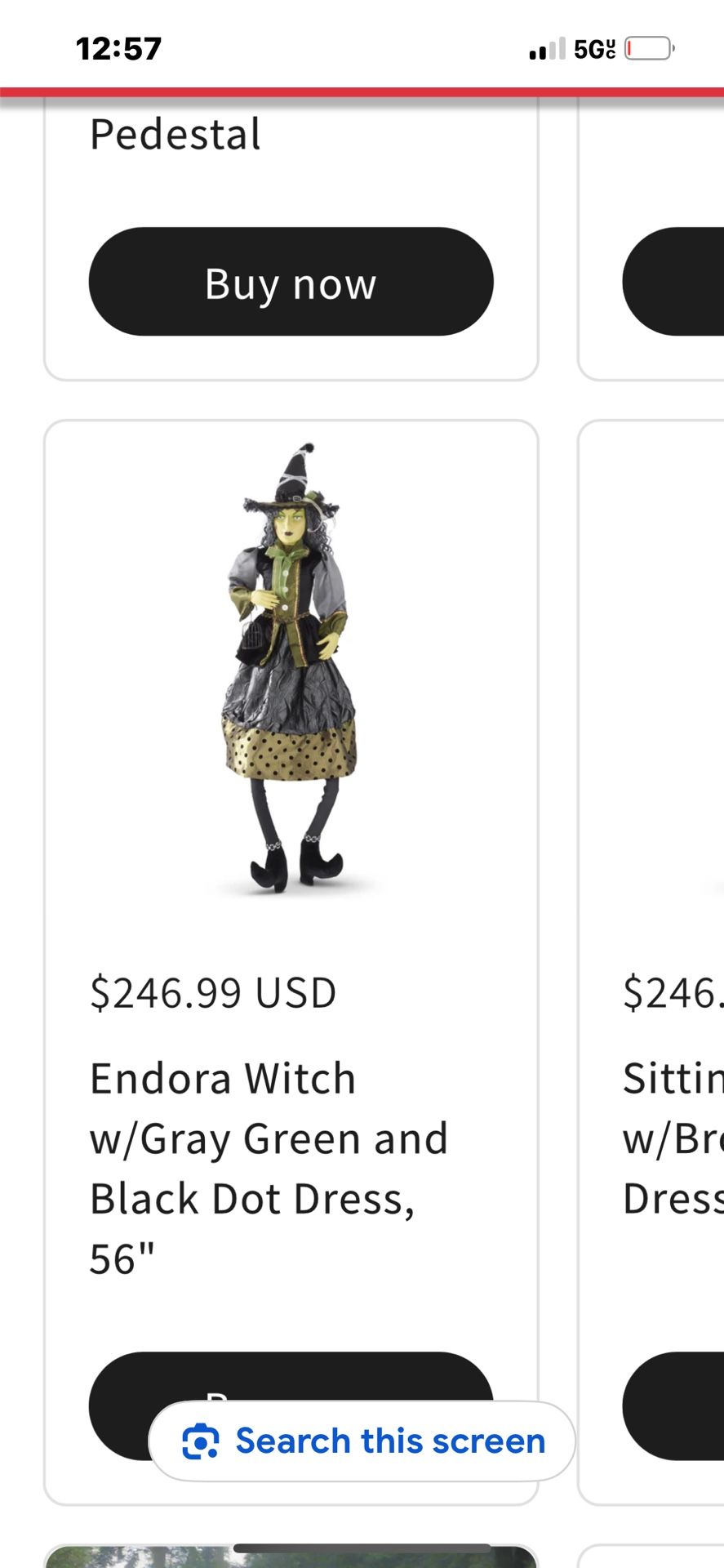 Halloween Decoration -Endora Witch 56”