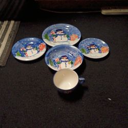 Christmas Dinner Set 22 PCs. 