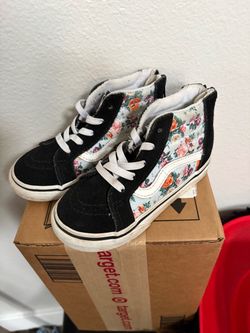 Vans Kids Floral High-Top Sneakers