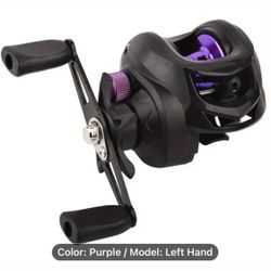 1pc High-Speed Baitcasting Reel for Freshwater and Saltwater Fishing - Left/Right Hand Retrieve - 7.2:1 Gear Ratio