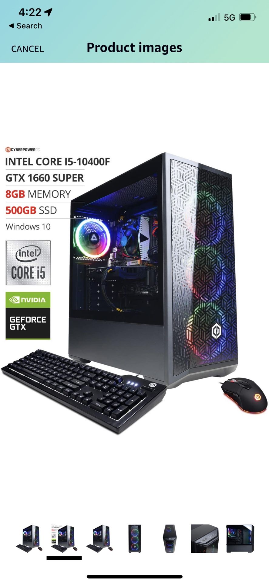 自作ゲーミングPC i5 10400F GTX1660Super Apex快適 自作ゲーミングPC