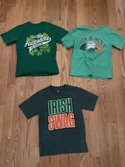 Irish/St. Patrick’s Day T-Shirts, Youth L 10-12