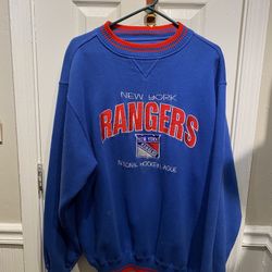 Mens Hockey XXL Heavy Cotton New York Rangers Sweatshirt