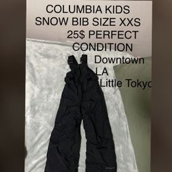 Snow Bib KID SIZE XXS 25$ PERFECT CONDITION /PICK UP DOWNTOWN LA-LITTLE TOKYO