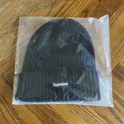 Supreme Overdyed Beanie Black
