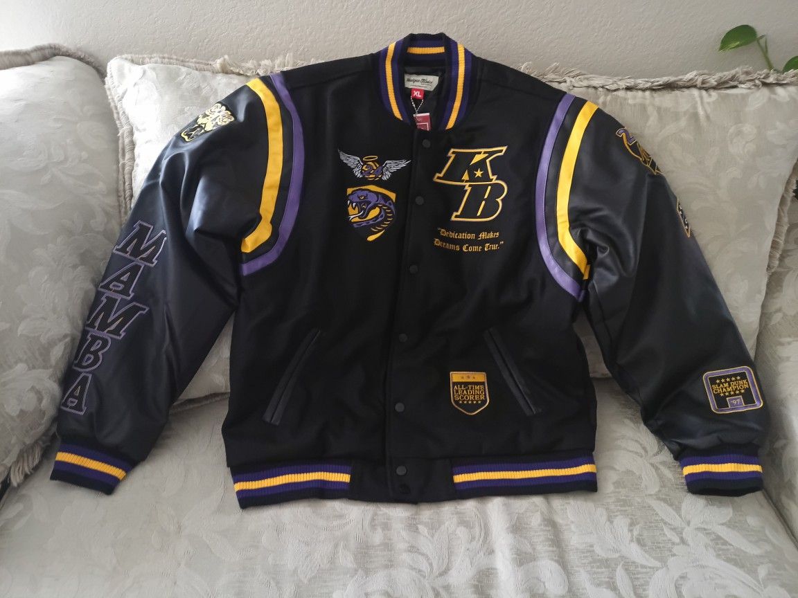 Kobe Bryant Lakers Varsity Jacket -XL