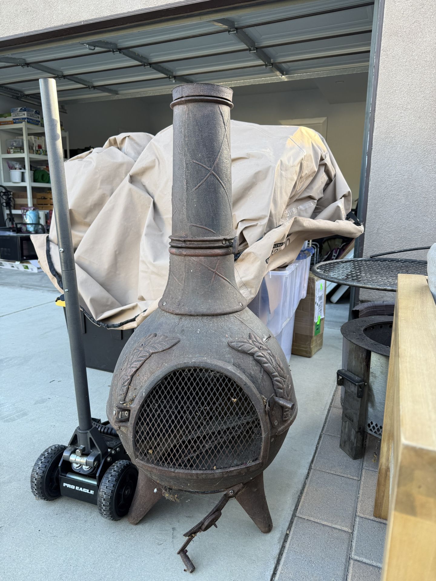 Patio Fireplace Chimmany