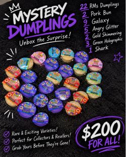 Mystery Dumplings Surprise Toy Lot of 22