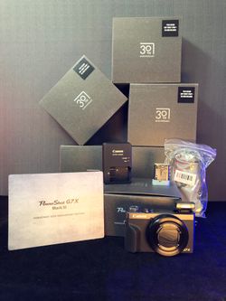 Canon PowerShot G7 X Mark III Digital Camera Kit (30th Anniversary Graphite Limited Edition)
