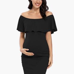 Maternity Dress - Black