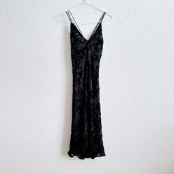 Vintage Express silk slip dress