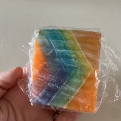 pride rainbow soap