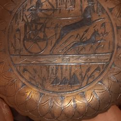 Vintage  Egyptian Style Plate