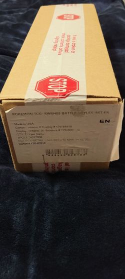 Pokémon Battle Styles Booster Box Factory Case – 6 Boxes