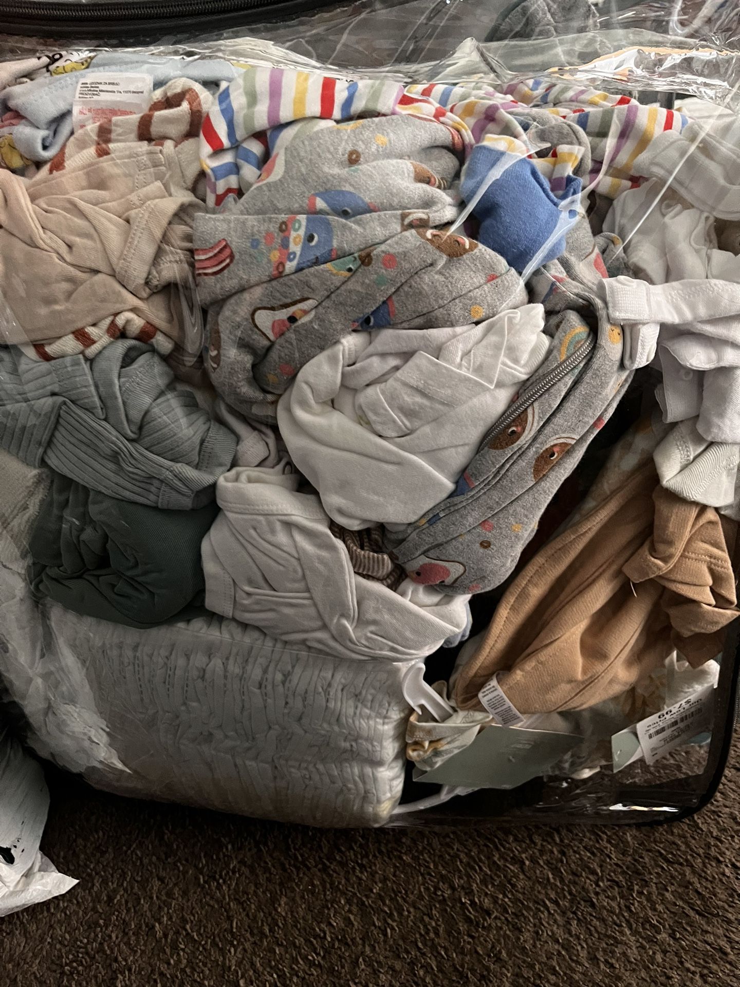 Baby Clothes+ Diapers