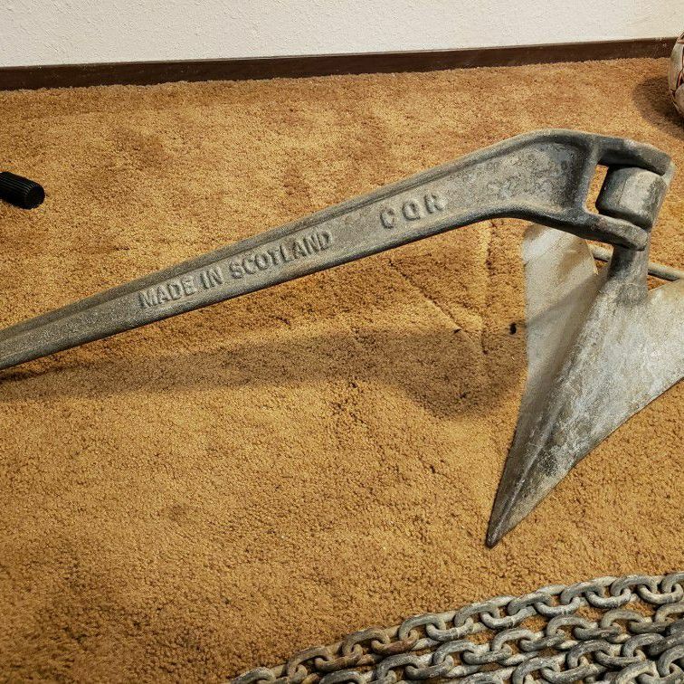 Genuine 35lb CQR Anchor Made in Scotland