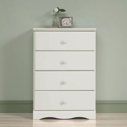 Sauder Storybook 4-Drawer Dresser Soft White