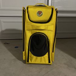 Tennis Equipment Bag, Ball Hopper, Cart Feeder All-in-One on Wheels Picker Upper Basket