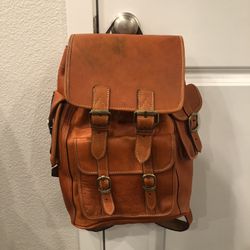Cargo Genuine Leather Moroccan Backpack 