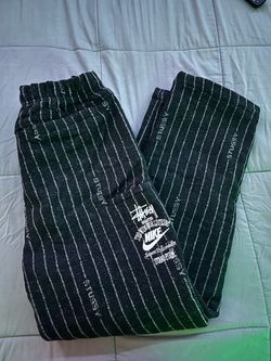 nike x stussy striped wool pants