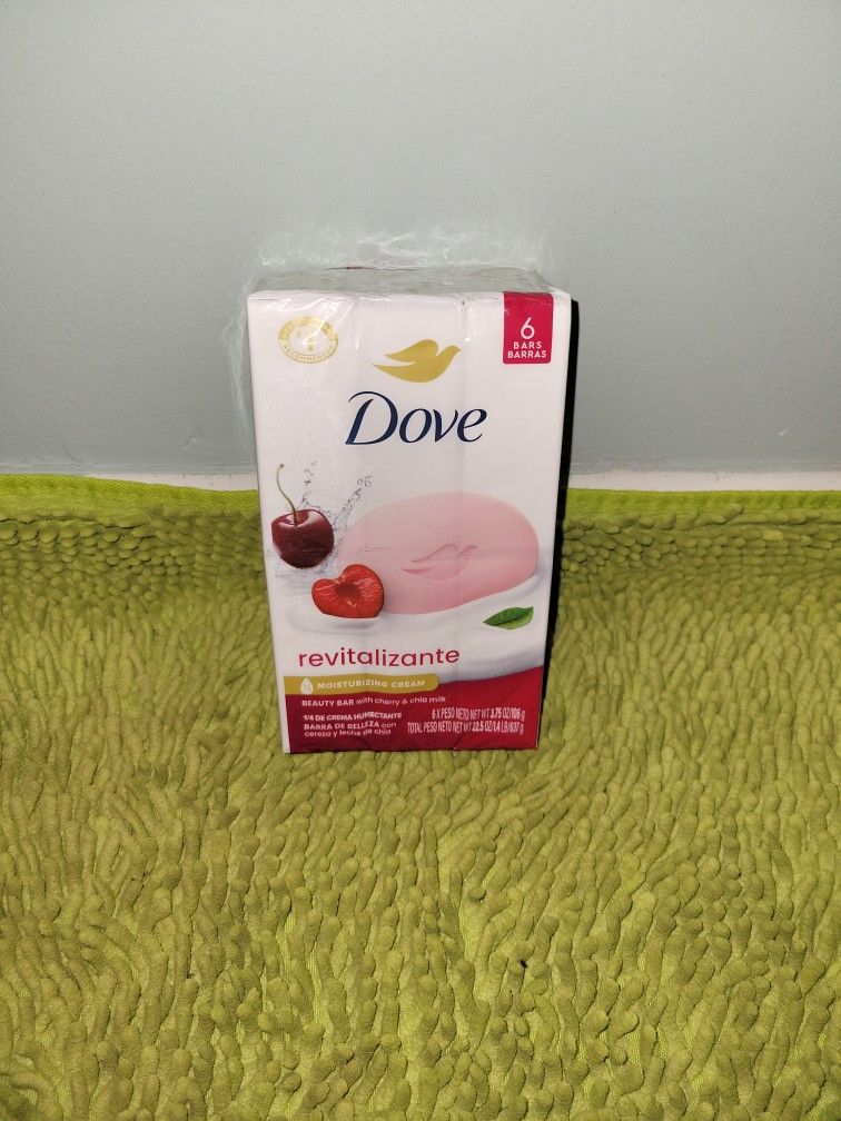 Dove 6 Bar Soap Revitalizante Moisture Cream 