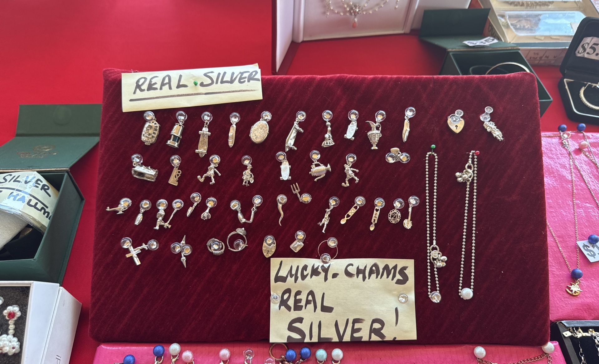 Real Silver Charms Any Each 10$