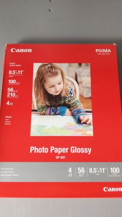 100 Sheets Canon Photo Paper Glossy 8.5x11 Letter PM-101