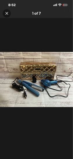 BaBylissPRO Hair Dryer and Hair Straightener with Case