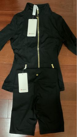 lululemon define jacket and shorts set