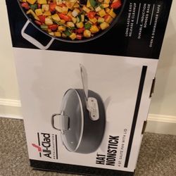 New All Clad Ha1 4qt Sauté Pan With Lid 