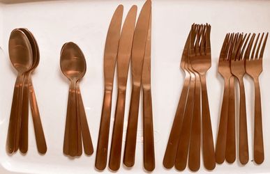 Target Gold Silverware Set Of 20 Modern Cutlery 