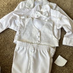 Baptism Outfit Size Small. 6-9 Months