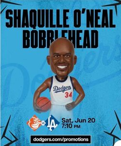 Shaquille Dodger 2026 Bobblehead
