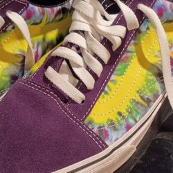 VANS.  OLD SKOOL. TIE DYE SNEAKERS MEN'S SIZE9.0 AND WOMEN'S  10.5 2020 COLORWAY