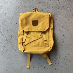 Fjällräven Foldsack No. 1 Backpack G-1000 20L Yellow Backpack Buckle Closure