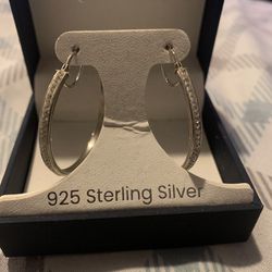 Sterling Silver Hoops