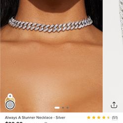 Silver necklace 