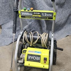 Ryobi 2k Psi Electric Pressure Washer 