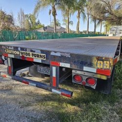 48ft Flatbed With Diamond Plating