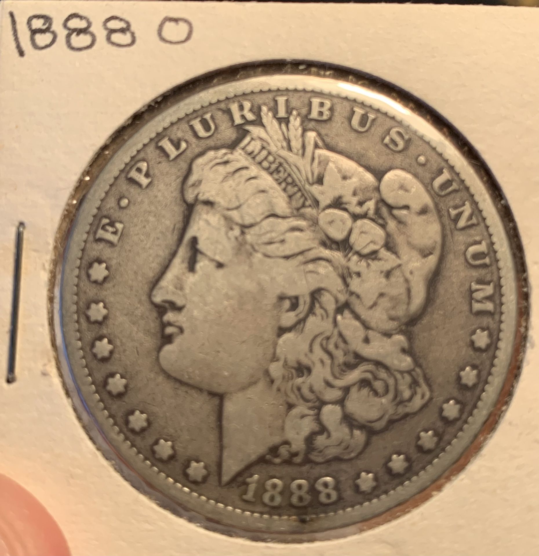 1888-O MORGAN SILVER DOLLAR 