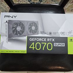 PNY NVIDIA RTX 4070 SUPER 12GB GAMING GRAPHICS CARD GPU