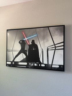 Star Wars Framed Poster Collection – 3 Large Prints