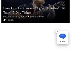 Luke Combs Tickets for June 15