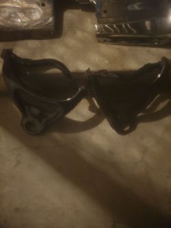 64 impala front upper a arms powder coated  and rear bumper ends