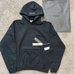 Fear of God Black Stretch Limo Essentials Hoodies (SS22) Size Small 