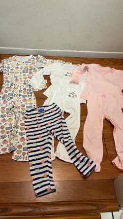 Lot of 7pcs Toddler Girl size 5T pajamas