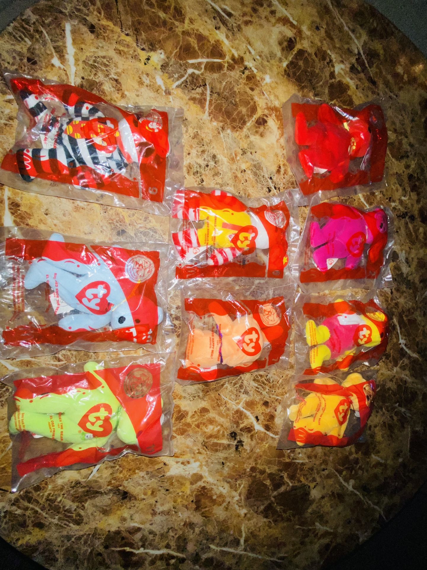 (9) 25th Anniversary Happy Meal Bears