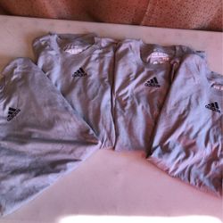 MENS Adidas T Shirt Set SMALL 4 Grey